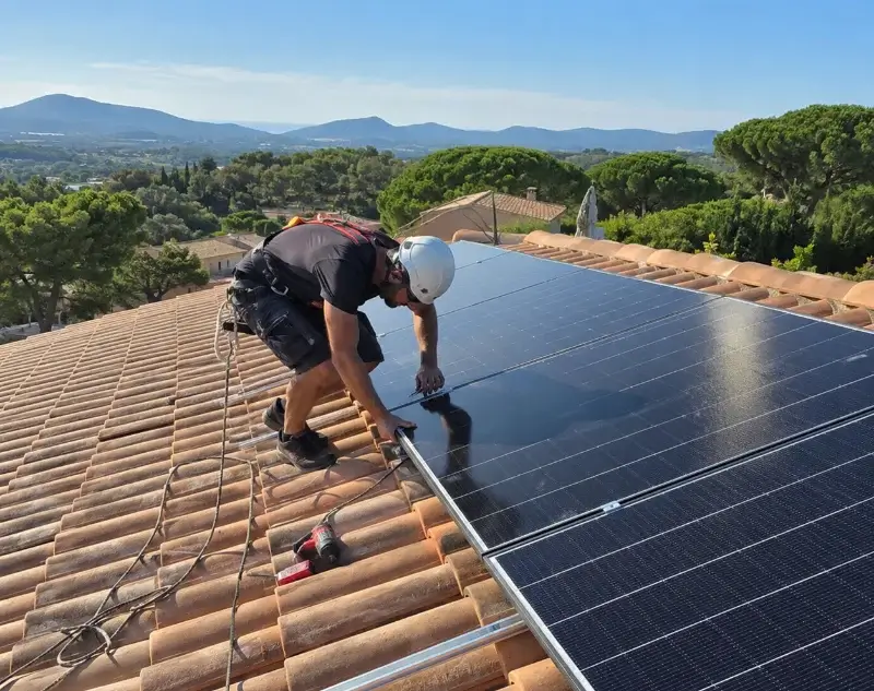 Installateur panneaux solaires Pont-l'Abbé-d'Arnoult — pose photovoltaïque sur toiture
